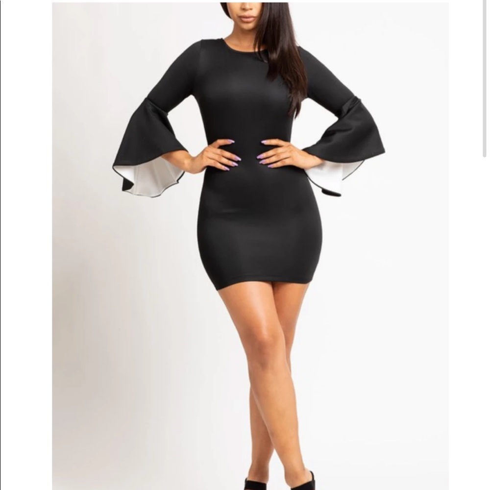 Uptown Diva Black Mini Dress
